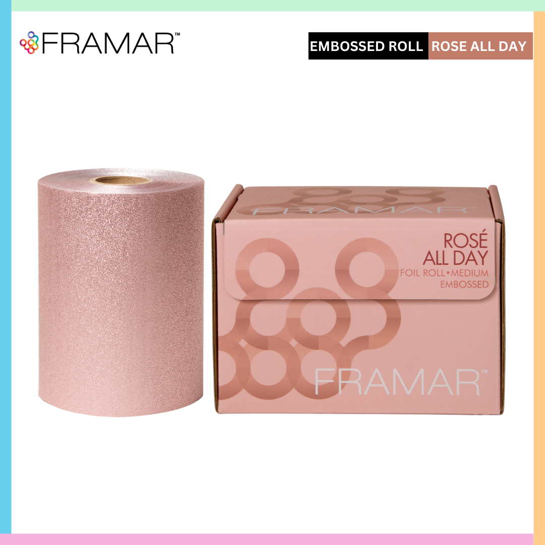 Framar Aluminium hair color foil roll pink | Love Self Beauty