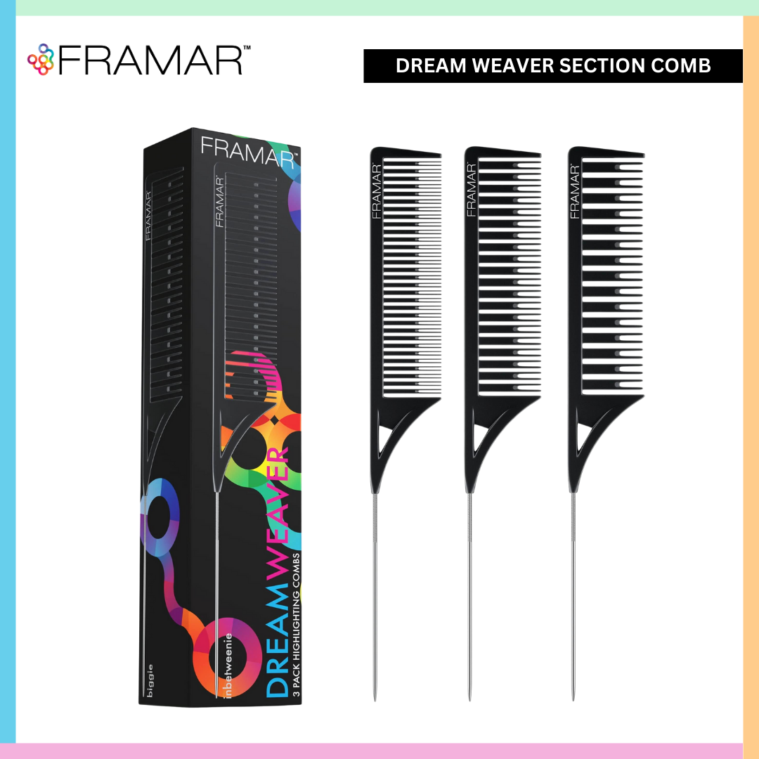 Framar Hair Section comb for highlights dreamweaver black | Love Self Beauty