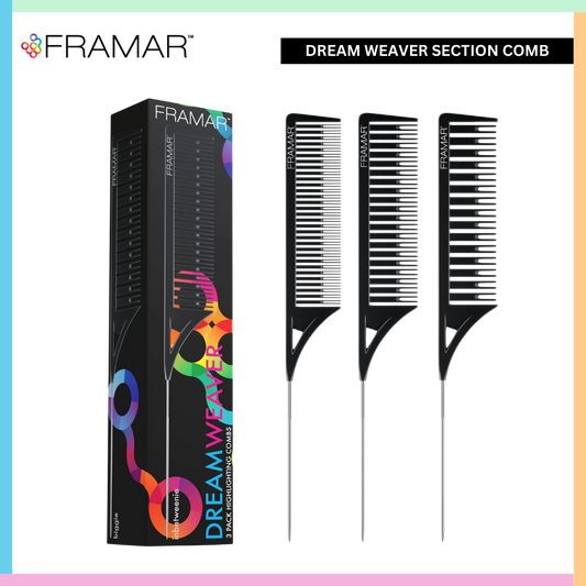 Framar Hair Section comb for highlights dreamweaver black | Love Self Beauty