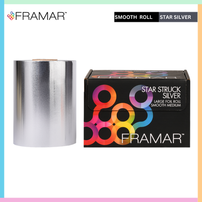 Framar aluminium hair color foil roll start struck silver roll, daily use salon aluminium foil | Love Self Beauty