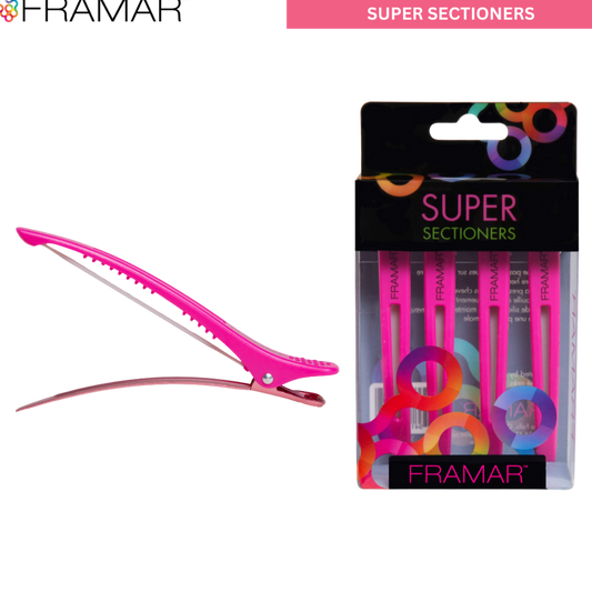 Framar Hair Section Clip - Super Sectioner clip pink | Love Self Beauty