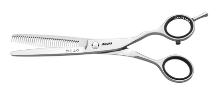 Buy Japanese Texturizing thinning scissors Jagaur Kamiyu 33 in India | Love Self Beauty.