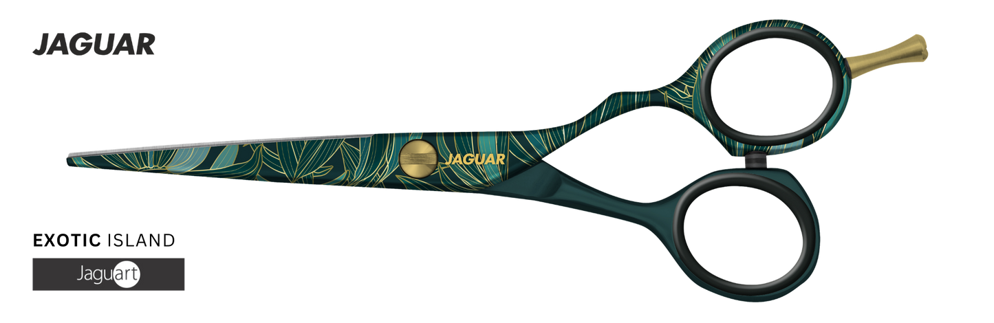 Buy Jaguar Hairdressing Scissors Exotic island, Best scissors for Hair Cutting and Hair Slicing | Love Self Beauty.