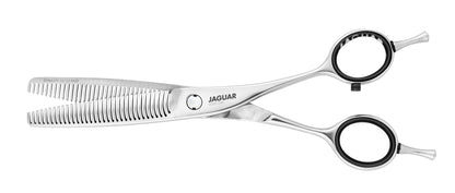 Buy Jaguar Modelling scissors dynasty fade with teeth on both blades | Love Self Beauty.