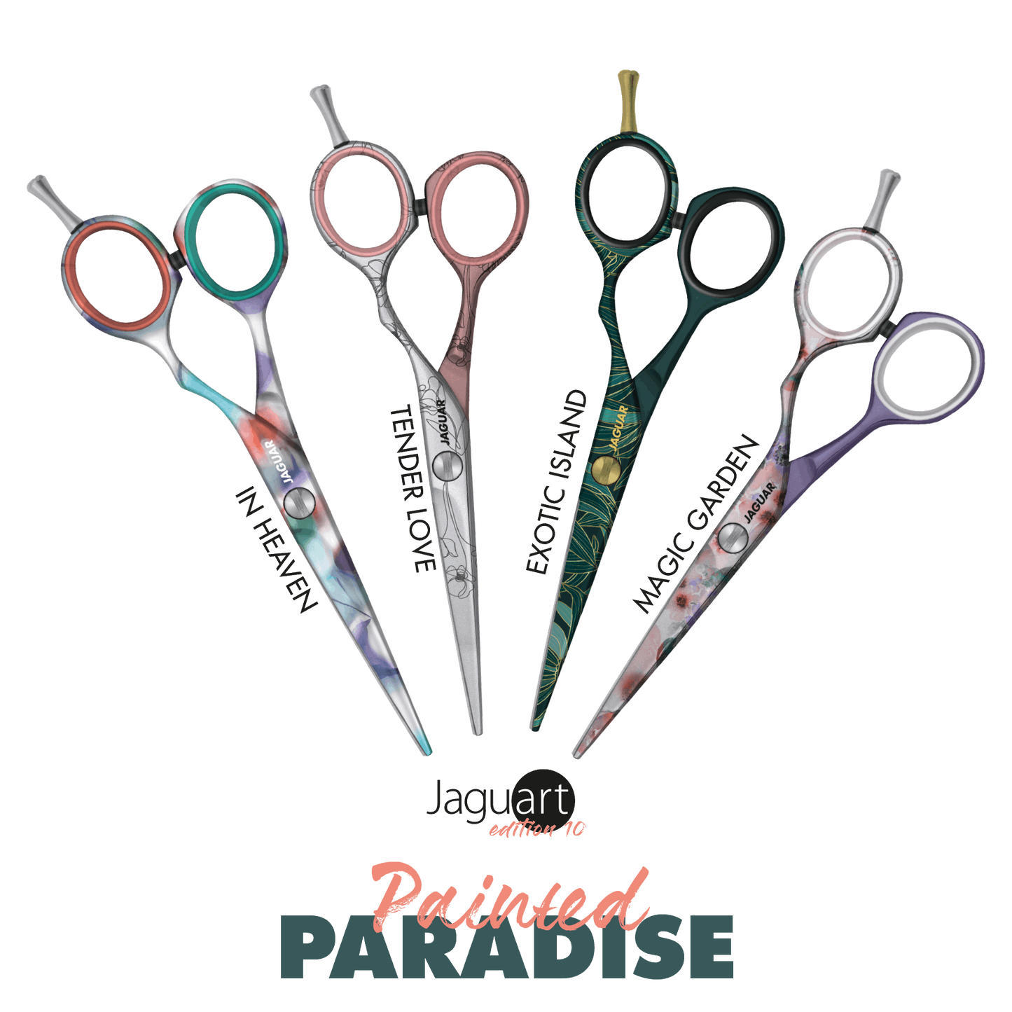 Jaguar colorful Hair cutting Scissors all