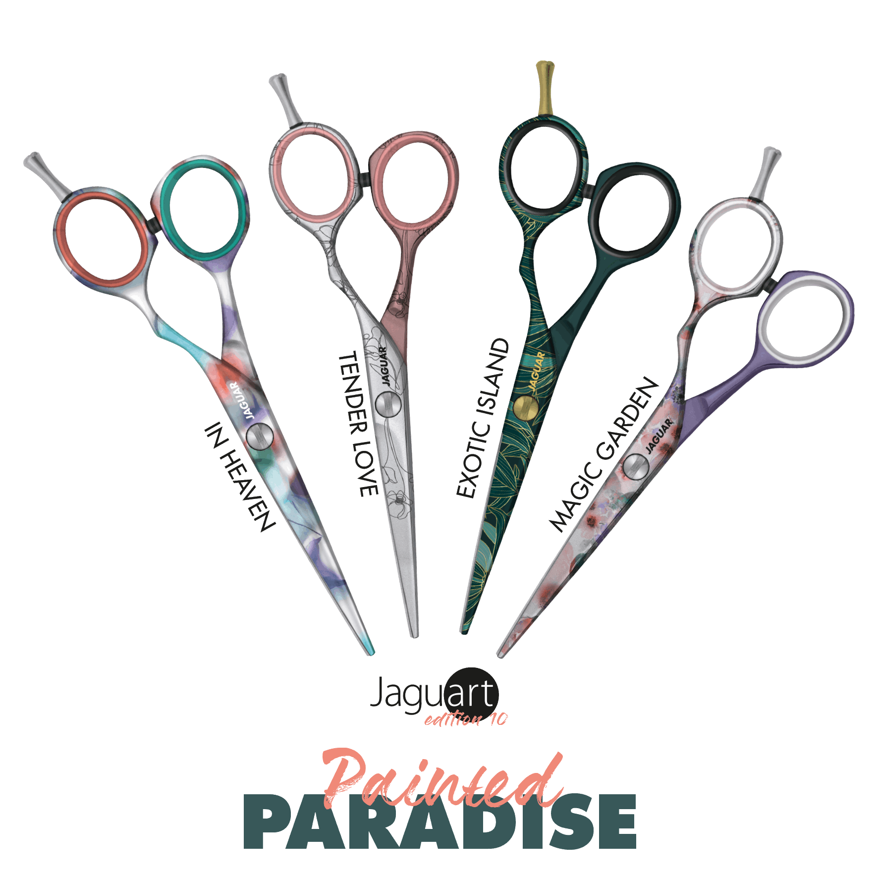 Jaguar colorful Hair cutting Scissors all