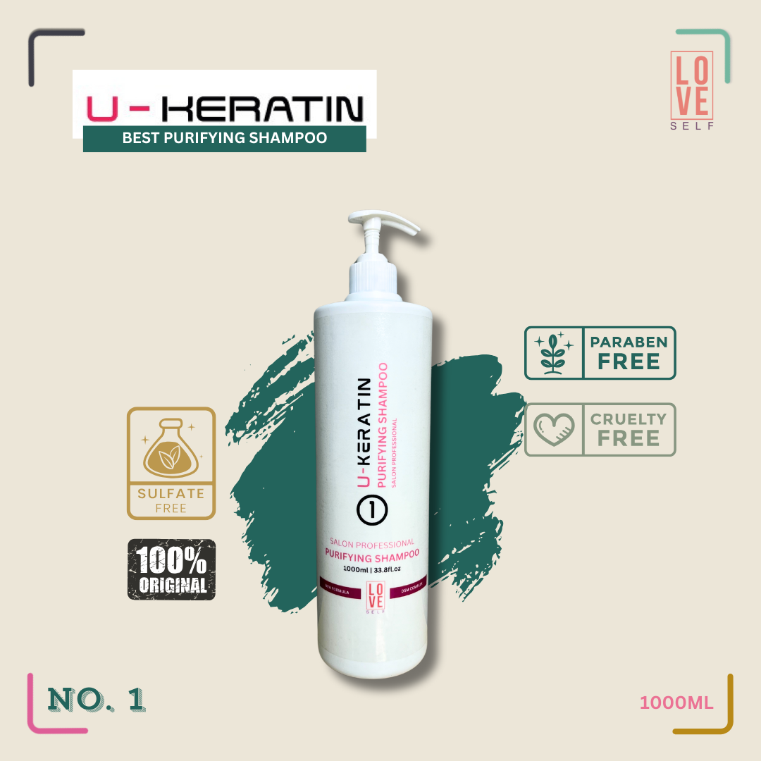 U Keratin Purifying shampoo, clarifying shampoo