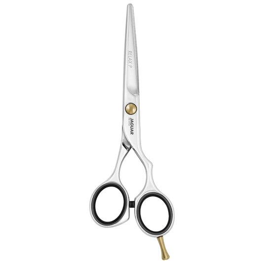 Buy Jaguar hairdressing scissors RELAX P  in polished finish, designed for hairstylists | Love Self Beauty.